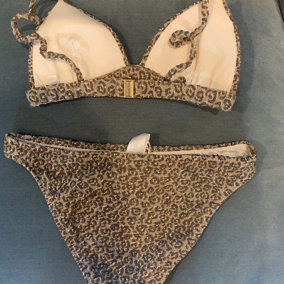 Zimmermann Swim Zimmermann Bikini Leopard Poshmark